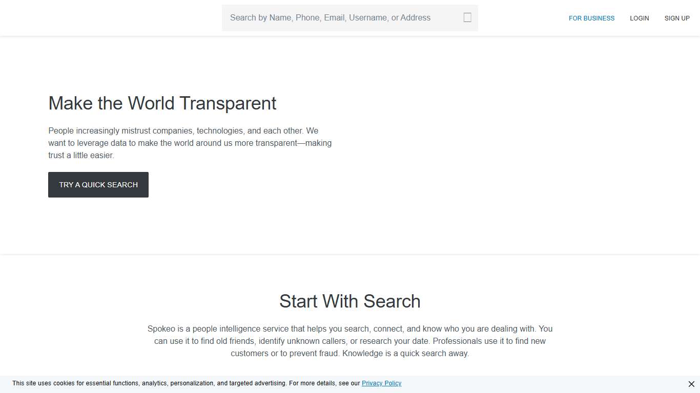 Spokeo People Search About Us